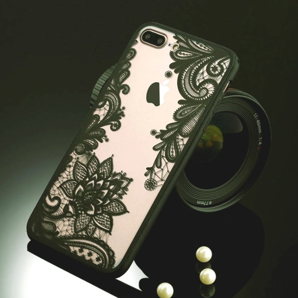 iPhone Mandala Lace Flower Phone Case